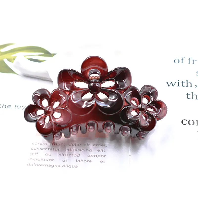 Elegant Vintage Hair Clips - Solid Crab Claw Hair Accessories