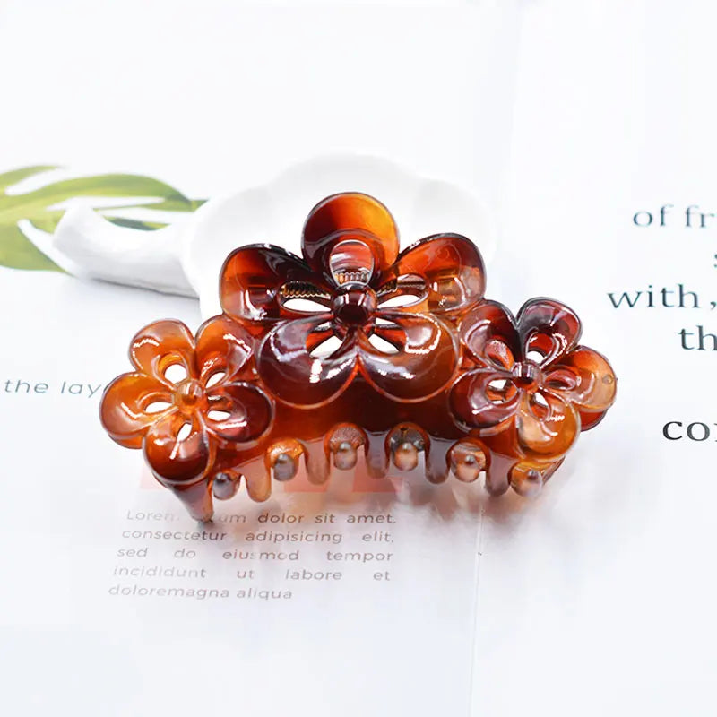 Elegant Vintage Hair Clips - Solid Crab Claw Hair Accessories