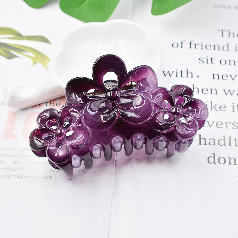 Elegant Vintage Hair Clips - Solid Crab Claw Hair Accessories