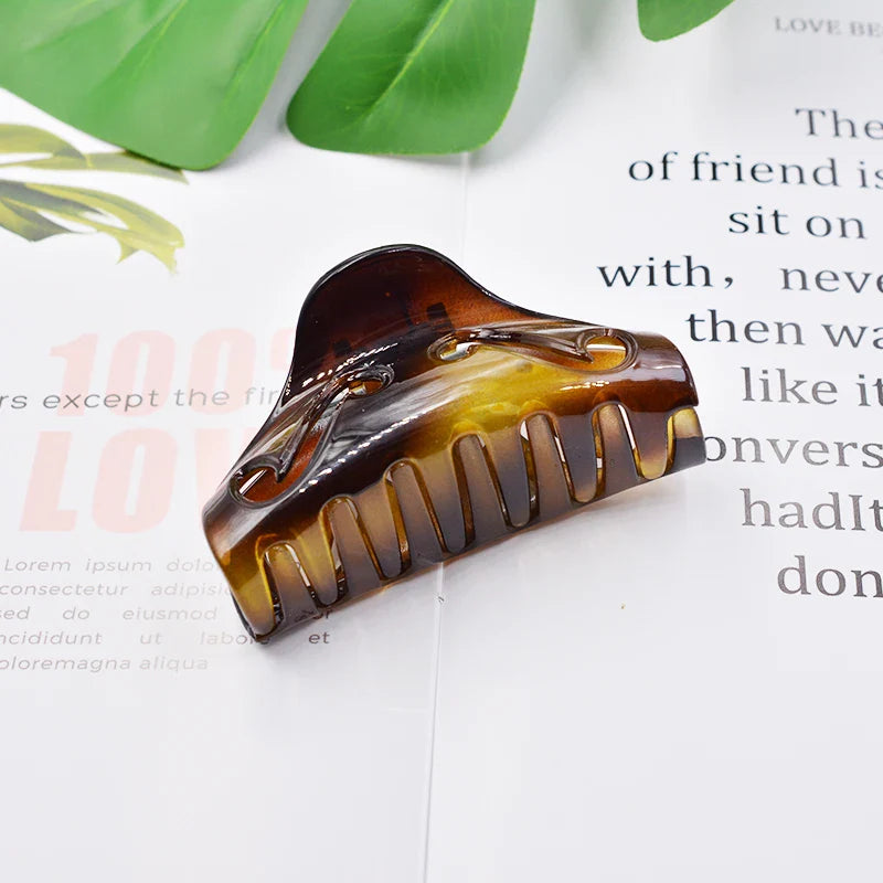 Elegant Vintage Hair Clips - Solid Crab Claw Hair Accessories