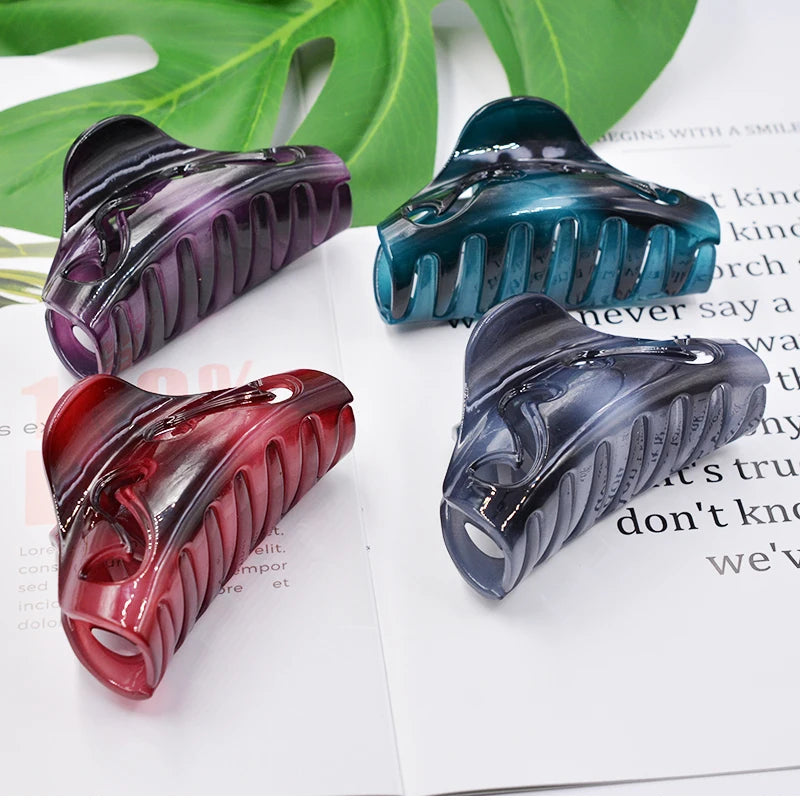 Elegant Vintage Hair Clips - Solid Crab Claw Hair Accessories